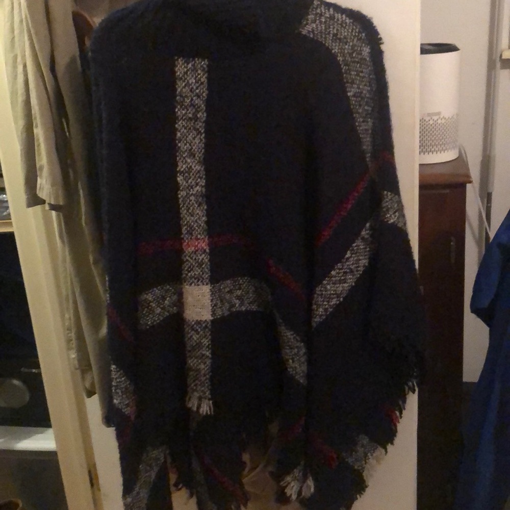 Oversized kimono with cow neck